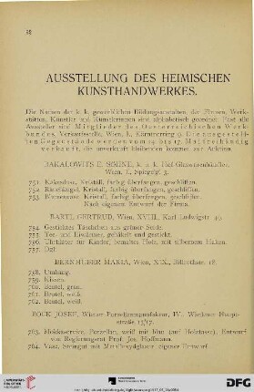 Ausstellung des heimischen Kunsthandwerkes (Nr. 151-1231)