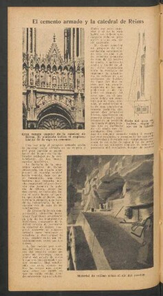 El cemento armado y la catedral de Reims