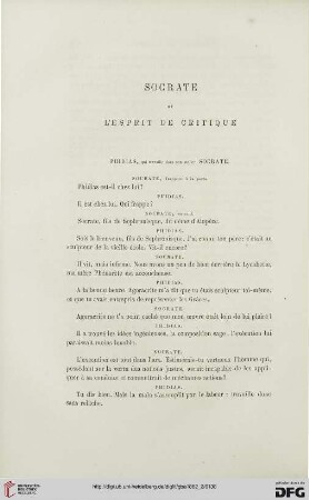13: Socrate ou l'esprit de critique