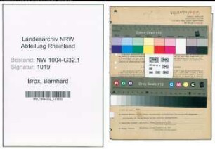 Entnazifizierung Bernhard Brox , geb. 25.03.1891 (Stadtamtmann)