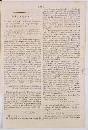Journal De La Noblesse, ect. [!], No. 22, Mardi 24 Avril 1792