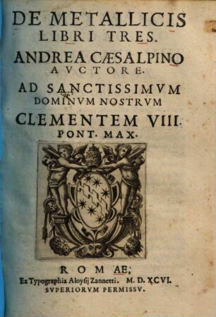 De Metallicis : libri tres