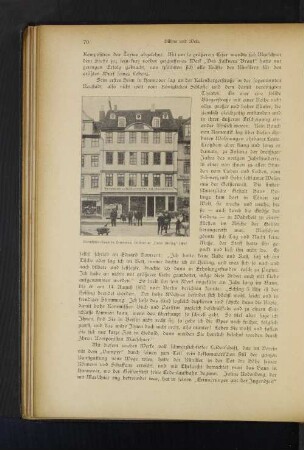 Marschner-Haus in Hannover, in dem er "Hans Heilig" schuf