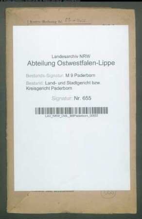 Erblasser: Bartels, Carl; Erblasser: Bartels, Juliane, geb. Klingenspor: