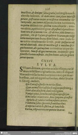 CXXIV. Sylva