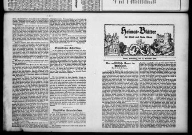 Titelseite einer Zeitung