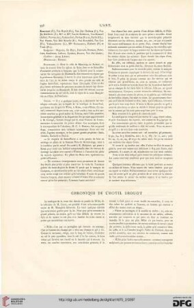 Chronique de l'hôtel Drouot