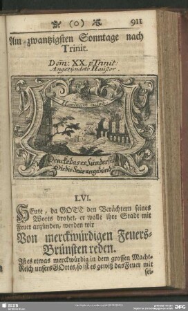 LVI. Von merckwürdigen Feuers-Brünsten