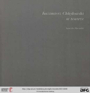 Kazimierz Chłędowski w teatrze