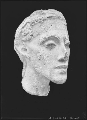 Berlin. Staatliche Museen, Ägyptisches Museum, Gipsmodellkopf Amenophis IV.