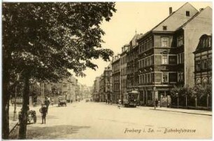 Freiberg. Bahnhofstraße