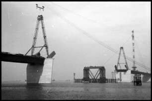 Fehmarnsund: Montageinsel, von Norden