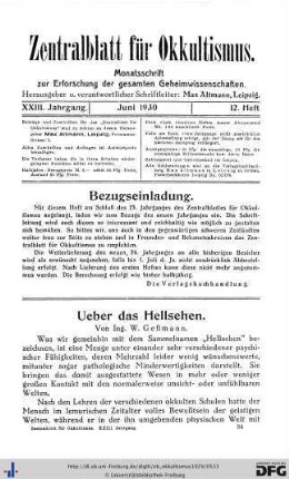 12. Heft (Jun. 1930)