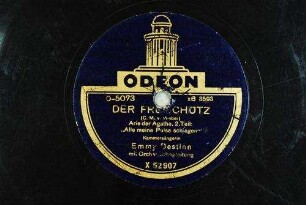 Der Freischütz : Arie der Agathe, 2. Teil: "Alle meine Pulse schlagen" / (C. M. v. Weber)