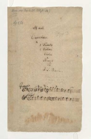 Suiten; fl, orch; h-Moll; BWV 1067
