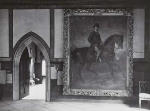 Schloss Rochsburg, Inneres, Raum mit Reiterbildnis