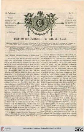 Heft 3 (31. Oktober 1878)