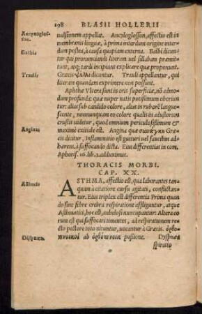 Thoracis Morbi. Cap. XX.