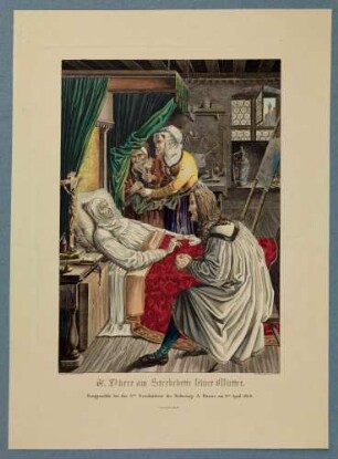 Albrecht Dürer am Sterbebett seiner Mutter
