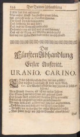 Der Fünften Abhandlung ...