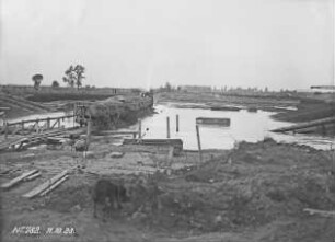 Bau des alten Fuhse-Dükers /Mittellandkanal