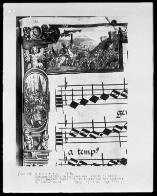 Bußpsalmen des Orlando di Lasso — Schlachtszene aus dem alten Testament