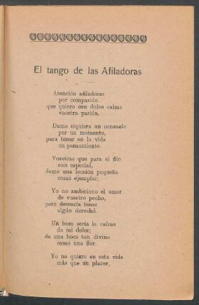 El tango de las afiladoras