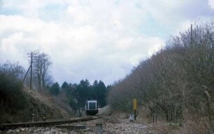 Bahnhof Hochdorf Lok 211 355 Einfahrt E FDS-TÜ Telegrafenmasten