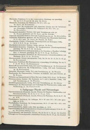 4. Fachgruppe Physik und Meteorologie