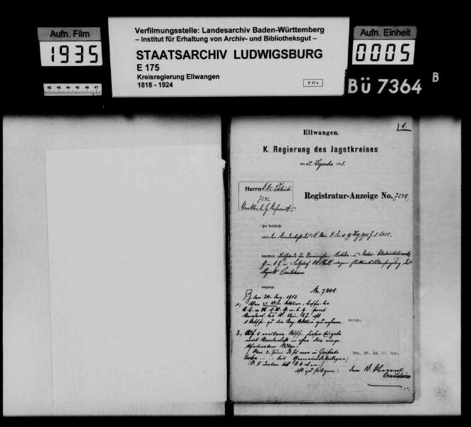 Stromversorgung der Gemeinden des Oberamts Crailsheim (insbesondere der Stadt Crailsheim)