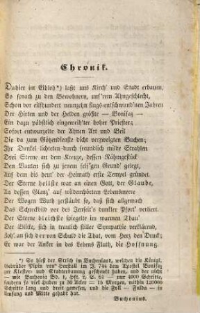 Chronik-Odeum der Bonifaciusstadt Fulda : zur Erdeutlichung des programmirten Festes am 17. August 1842