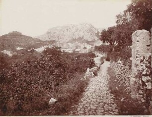 Ortseingang der Stadt Capri auf der Insel Capri