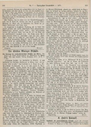 231-232 Die ältesten Mainzer Bischöfe