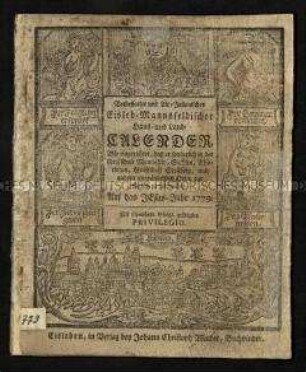 Alt-Julianischer Kalender 1779