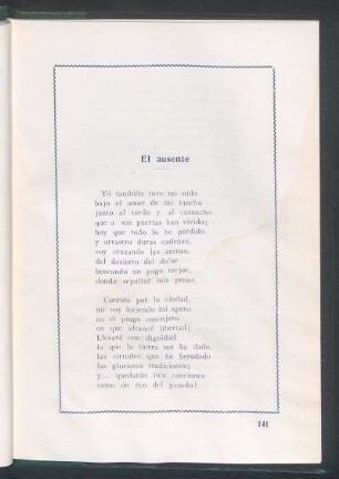 El ausente