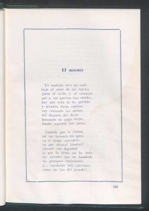 El ausente