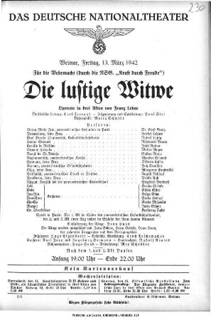 Die lustige Witwe