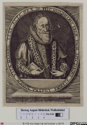 Bildnis Wilhelm Alard (lat. Guilielmus Alardus)