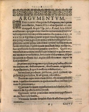 Dispvtatio De Appellationvm Jvre