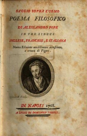 Saggio sopra l'uomo
