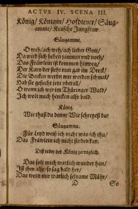 Actus IV. Scena III.