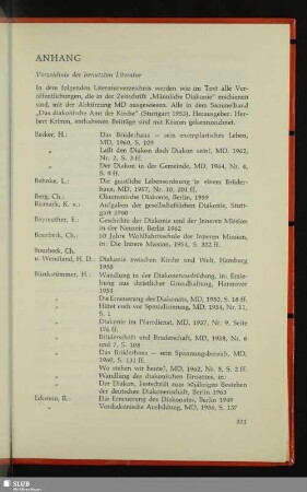 Anhang: Verzeichnis der benutzten Literatur