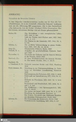 Anhang: Verzeichnis der benutzten Literatur