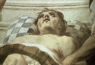 Mittelbild: Verherrlichung des heiligen Ulrich