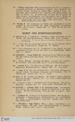 Kunst und Kunstgeschichte (Nr. 481-579)