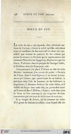 Dieux du feu