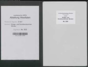 Amt Reineberg - Vogtei Levern - Bauerschaft Destel: Unterlagen der Revisionskommission - Band 2