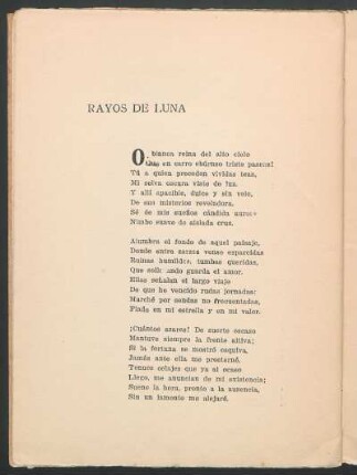 Rayos de luna