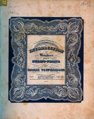 Introduction et rondeau pour le piano-forte : oeuv. 6