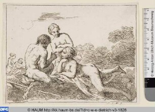 Der Satyr bei den Nymphen